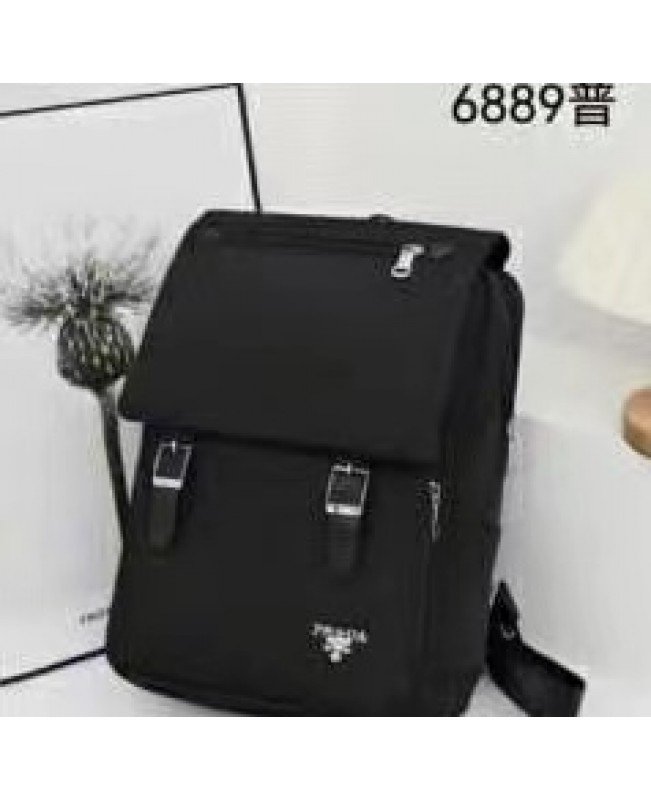canvas back backpack 6889 black (3)