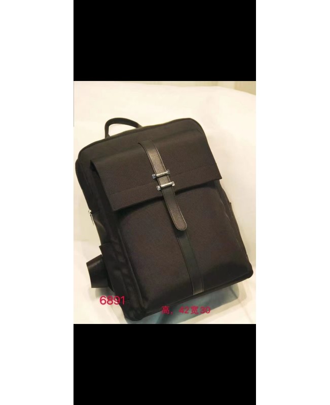 black 6891 canvas backpack (1)